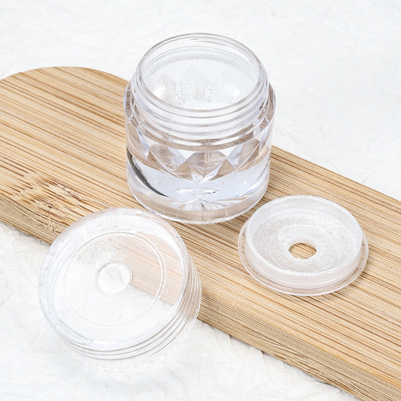 Nuevo espejo de manicuras de cielo de polvo de luna de perla de luz de luna blanca aurora de neón de alto brillo polvo de espejo mágico de uñas