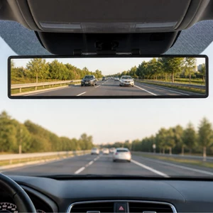 Install Rearview Mirror, Extra Large Wide-Angle Adhesive Type, Baby Observation Reversing Large Field of View Auxiliary Mirror, Car Mirror
