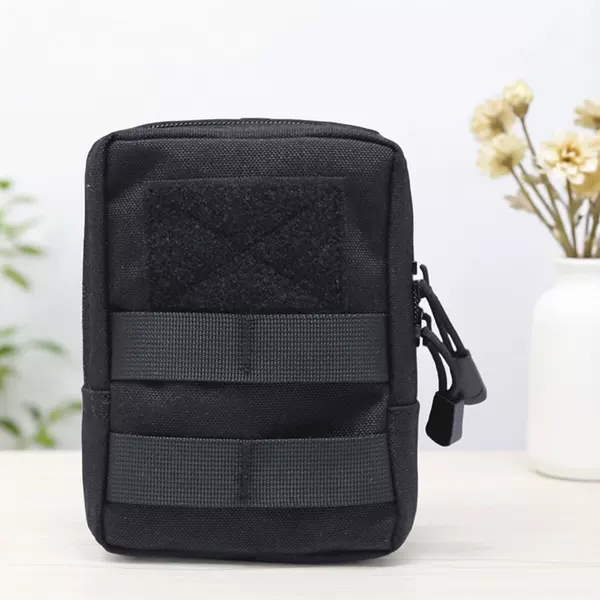 Outdoor sports phone waist bag, molle tactical accessory bag, military fan external commuter bag, multifunctional EDC first aid kit