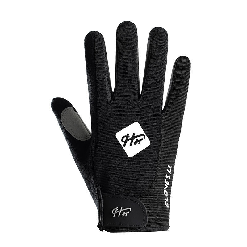 Deportes al aire libre para hombres y mujeres escaleras de tela fitness antideslizante transpirable ciclismo de dedo completo Frisbee resistente al desgaste guantes de bicicleta de pantalla táctil