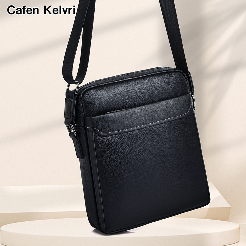 Cowhide Men's Bag Trendy New Style 2025 Spring Crossbody Bag Genuine Leather High-End Men's Shoulder Bag Cowhide Men's Bag Trendy New Style 2025 Spring Crossbody Bag Genuine Leather High-End Men's Shoulder Bag