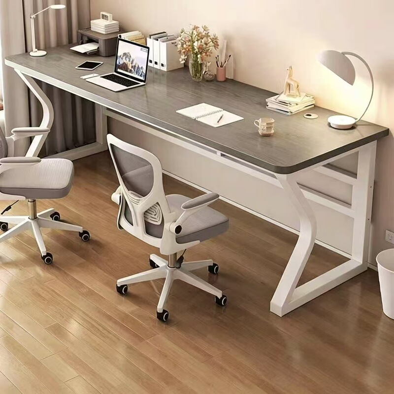 Double-Person Desktop Computer Desk, Home Student Study Desk, Small Apartment Bedroom Gaming Desk, Office Workstation Double-Person Desktop Computer Desk, Home Student Study Desk, Small Apartment Bedroom Gaming Desk, Office Workstation