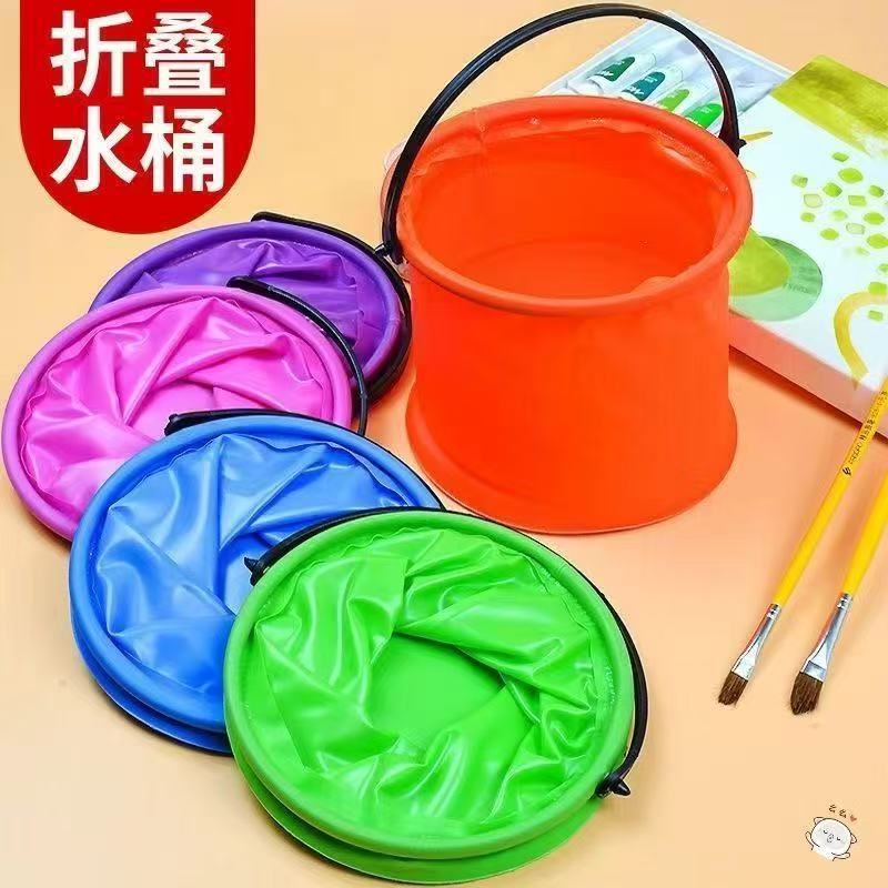 耐用防水折叠水桶户外旅行动意小桶行车钓鱼必备可折叠折叠桶儿童