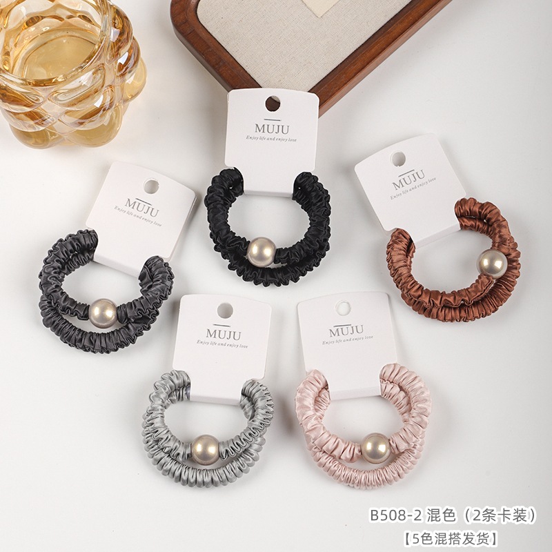 Ligas coreanas premium para cabello