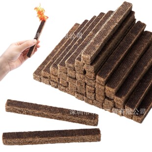 Export Fireplace Barbecue Fire Starter Sticks Fiber Blocks Fire Starter Blocks Wax Wood Sticks Charcoal Factory Supplies Amazon Eco-Friendly Charcoal