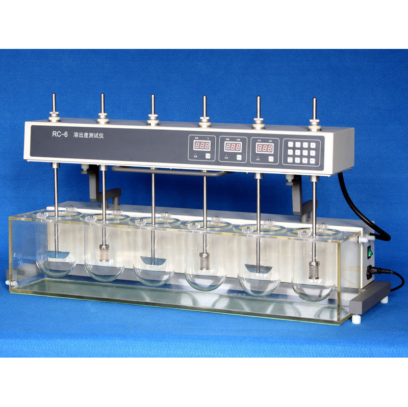 Intelligent Soluble Tester RC-6 Six-cup Six-pole Intelligent Control Machine Head Split Manual Flip Soluble Outlet