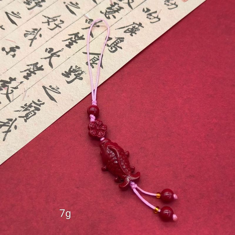 高含量朱砂紫金砂平安扣福袋招财猫莲花佛公手机链钥匙扣批发|undefined
