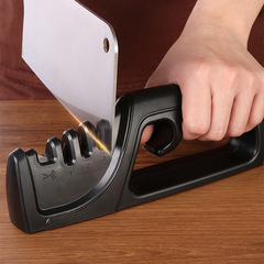 Shining Premium Knife Sharpener Home Kitchen Four-in-One Knife Sharpener Mini Fast Three-Stage Emery Knife Sharpener