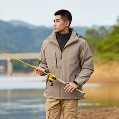 Outdoor quilted two-piece jacket men's three-in-one jacket women's cotton vest liner waterproof warm jacket