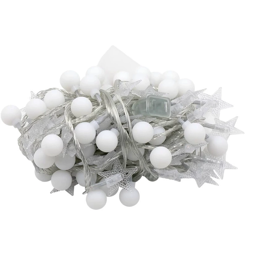 Солнечный свет гирлянда Открытый Кемпинг Палатка Рождественская атмосфера украшения звездный свет со светодиодными новогодними огнями ночник