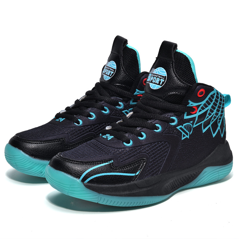Comode scarpe da basket e corsa per bambini con suola antiscivolo_voghion.com