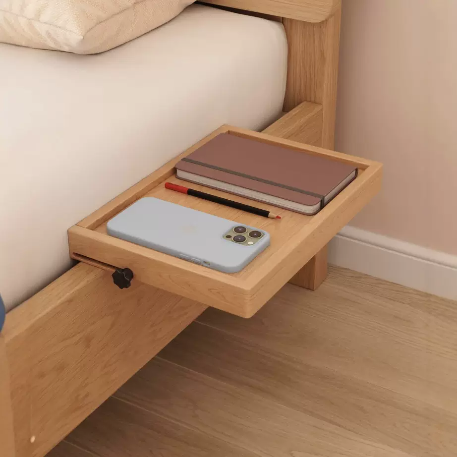 跨境床头柜床边置物架家用墙壁壁挂式置物架隔板零食可拆卸收纳板