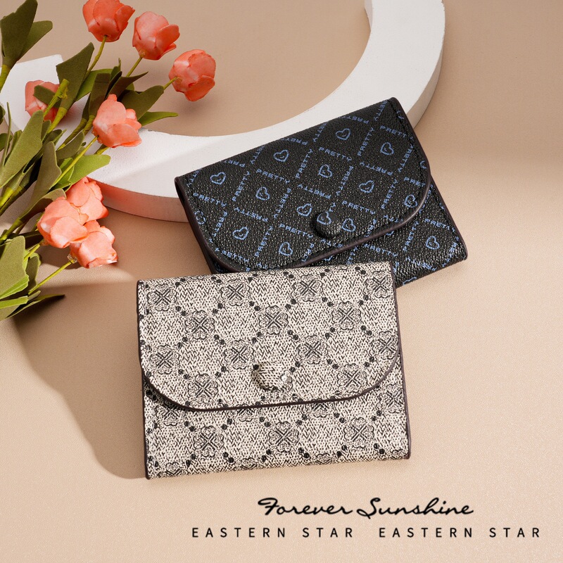 Women's short clutch wallet, versatile and simple, wholesale from the source factory, popular on Amazon for cross-border e-commerce
