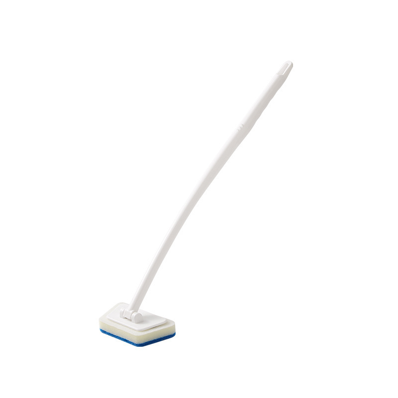 Multifunctional Wall Bathroom Household Long Handle Washable Replacement Head Bathtub Tile Window Glass Cleaning Brush_voghion.com
