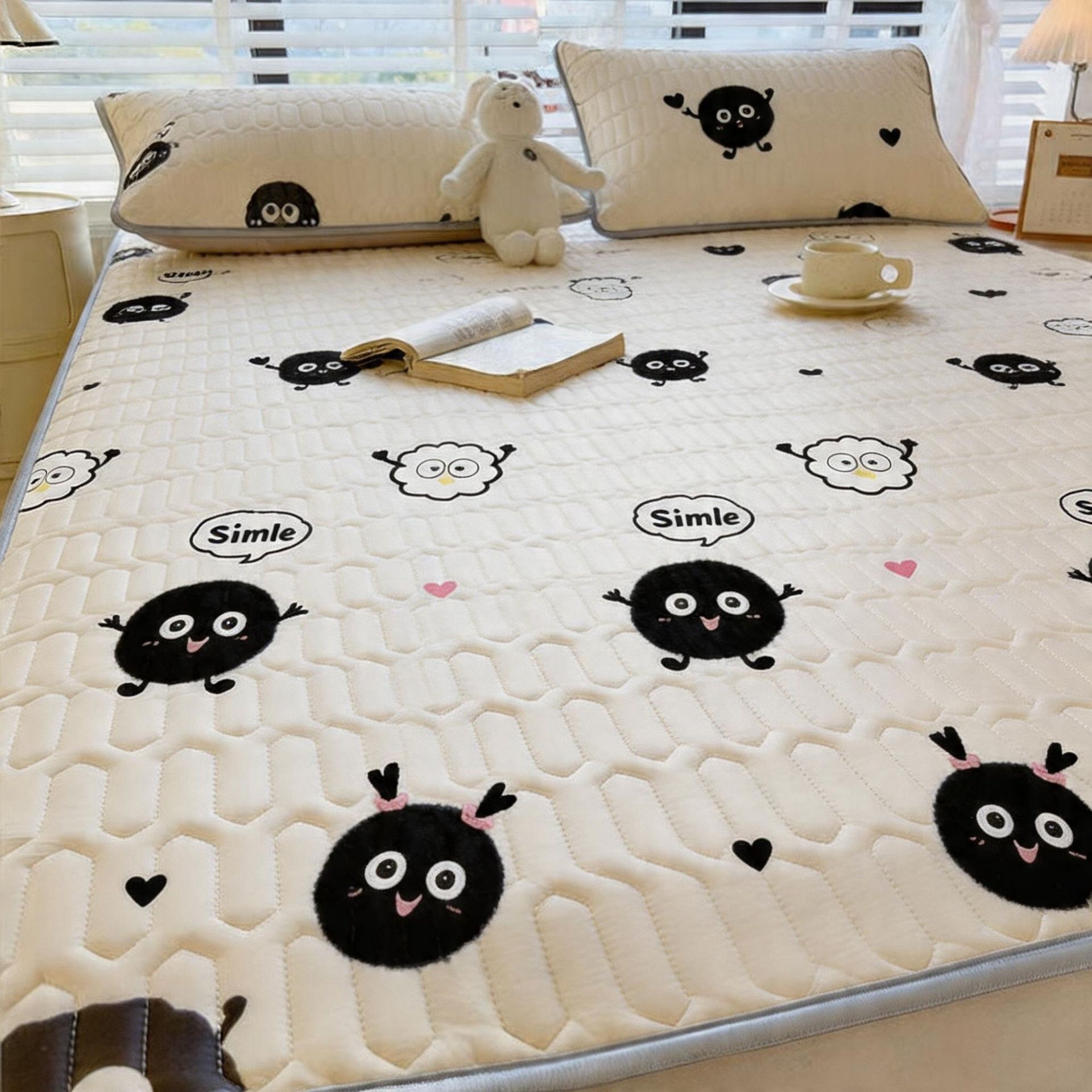 Latex sheet cooling mat, ice silk mat, cooling mattress, student dormitory cooling mat, floor mat, washable ice silk mattress