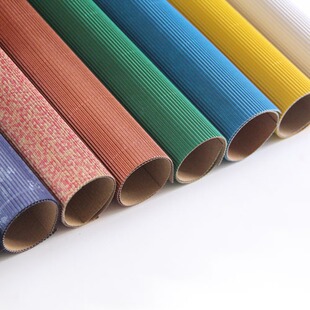 Factory Direct Sales Pearlescent Paper Printed Corrugated Handmade DIY Labor Mooncake Wrapping Paper Can Come with Sample Creative DIY