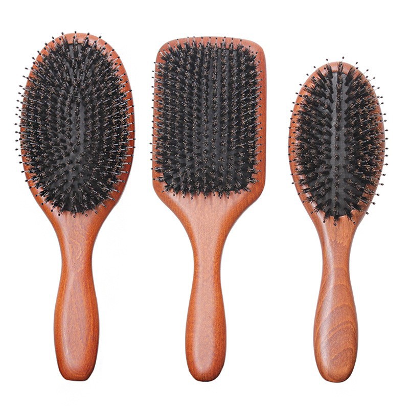 Factory approved bristle hair anti-static scalp massage cleaning air cushion comb with curly hair and fluffy design air bag comb