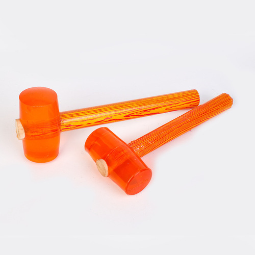 Manufacturer wholesale transparent hammer rubber hammer large rubber hammer for floor tiles elastic shockproof knocking tool