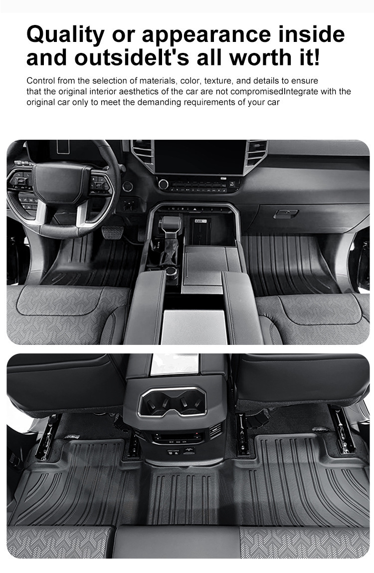 Suitable for 23-25 Model Sequoia Car Floor Mats, Custom Tpe Floor Mats, Trunk Mat, Cross-Border