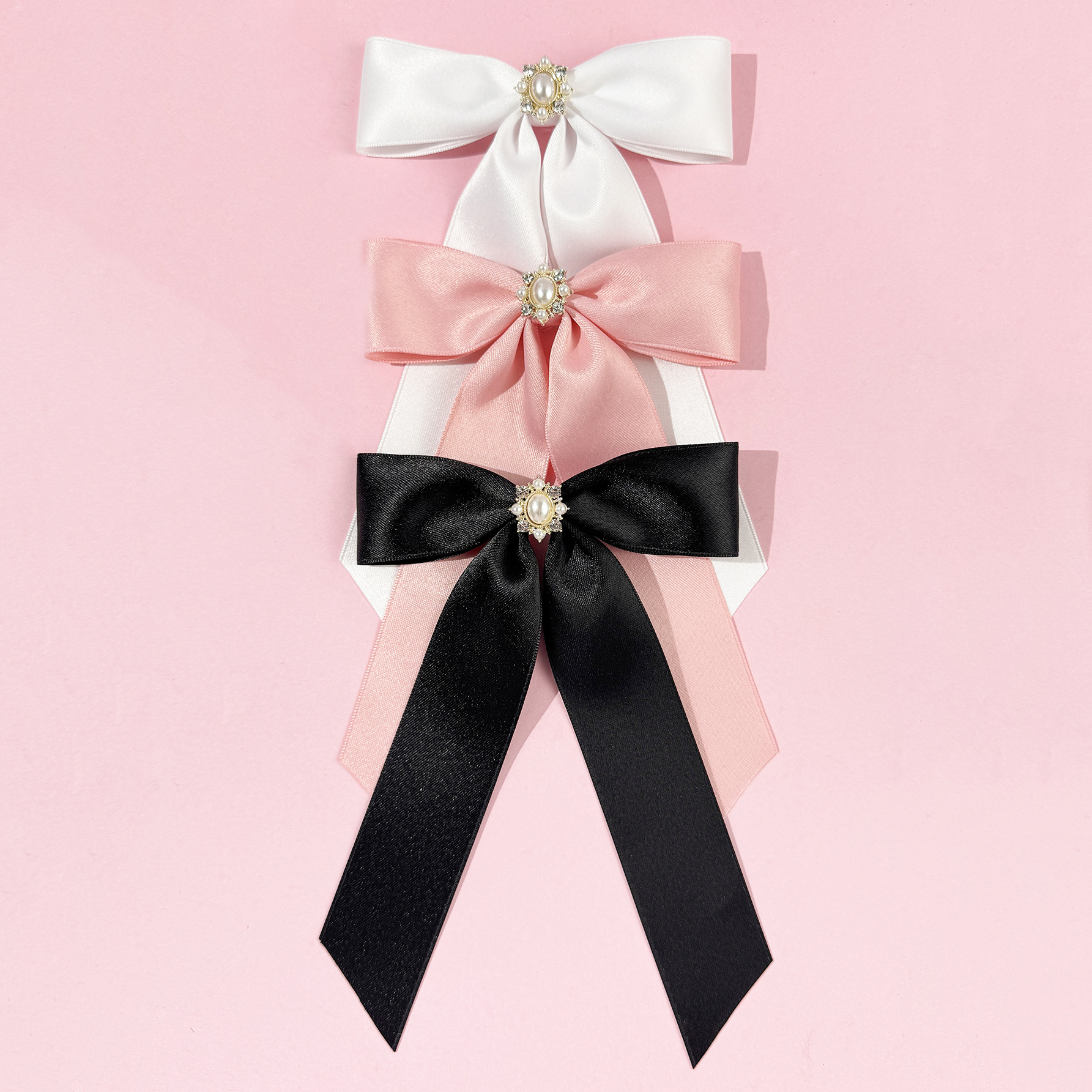 Casual, Daily Occasion Lady Sweet Women's Bow Knot Ribbon Hair Clip