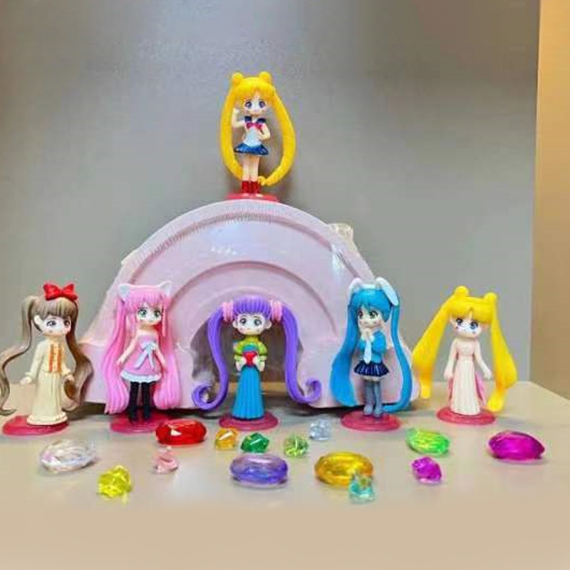 P067-18-Full 케이스 라이브 에디션 대형-아름다운 소녀 보물 (무지개)