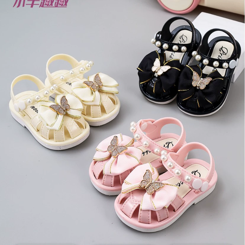 25 новых моделей детских сандалий летняя девочка детское детское обувь ходок принцесса пластиковый бао сандалии оптом