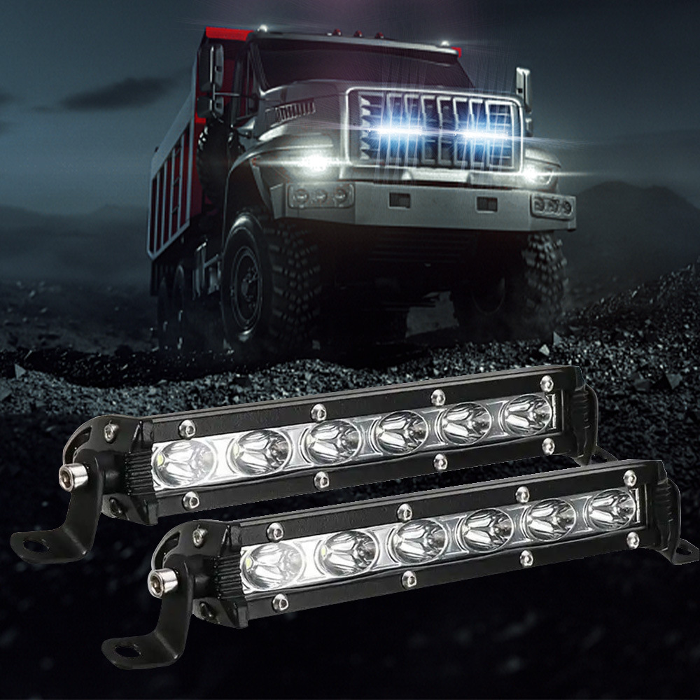 18W 6 LED light bar DC 12-60V off-road LED light bar spotlight work light