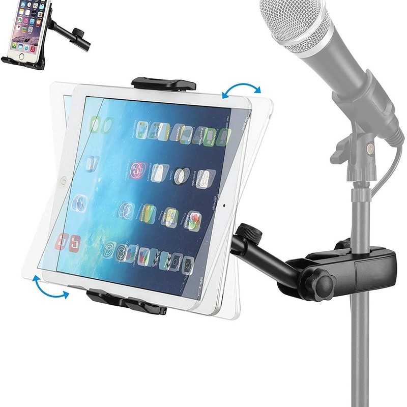 NB-51の新型多機能回転マイクスタンド怠け者携帯電話ipadアクセサリーk歌生放送スタンド|undefined