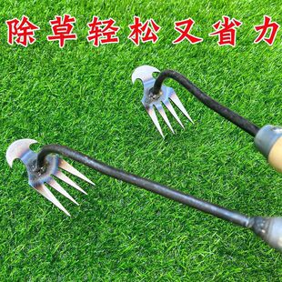 Hoe weeding artifact root pulling tool gardening weeding rake manganese steel farm tools small hoe loose soil digging field