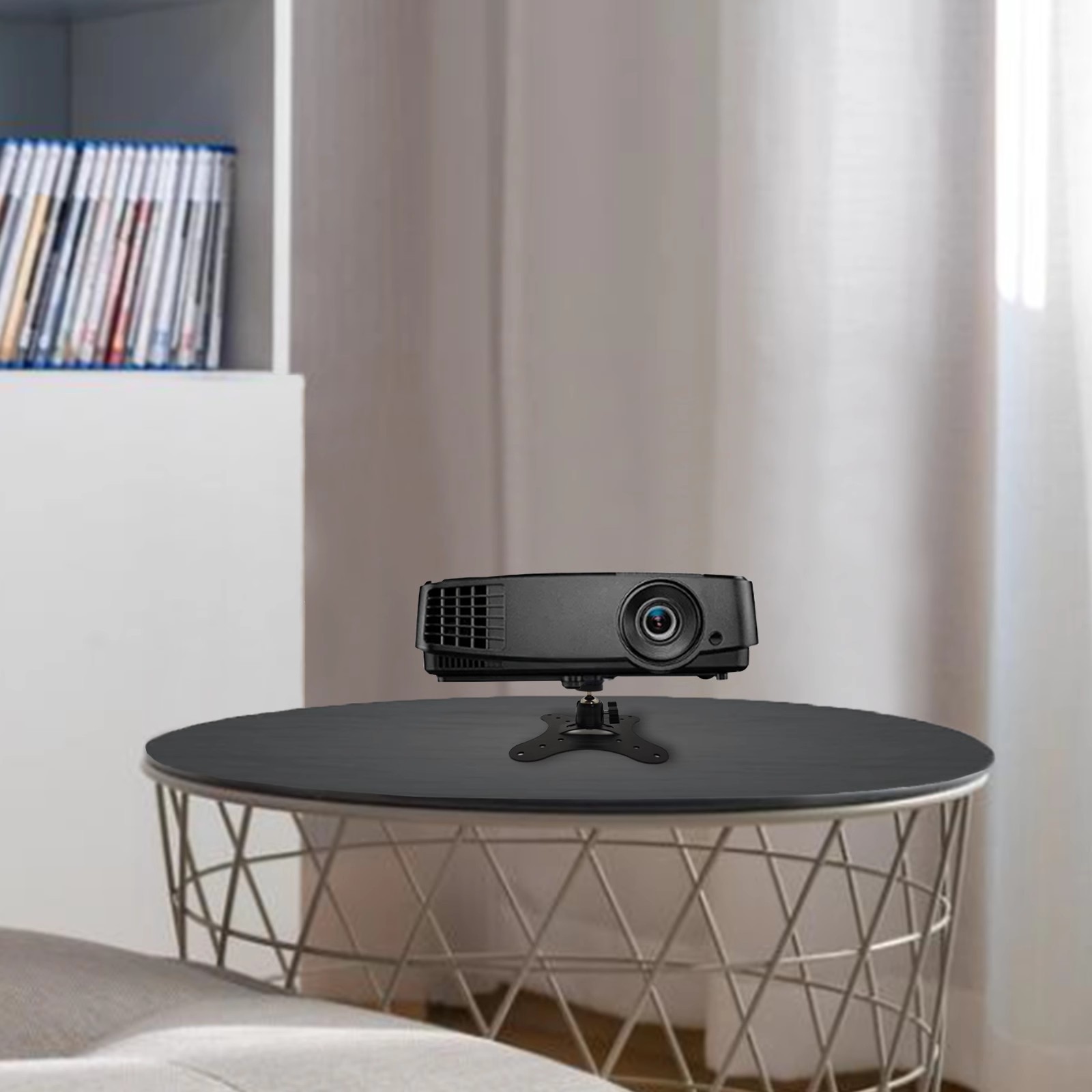 Soporte de Pared Telescópico para Proyector Z4 Z6X H3 G7S J9 de Acero Q235 Giratorio 360 Grados