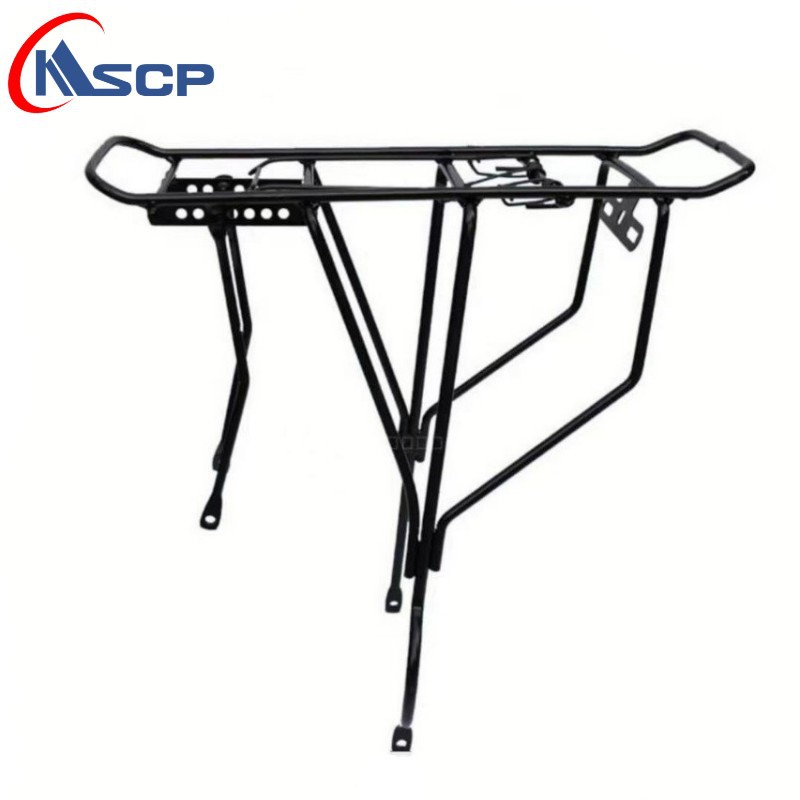 Bicicleta de montaña estante de acero sólido 26 estante de bicicleta percha trasera freno de disco tripulado soldadura integrada equipo de equitación