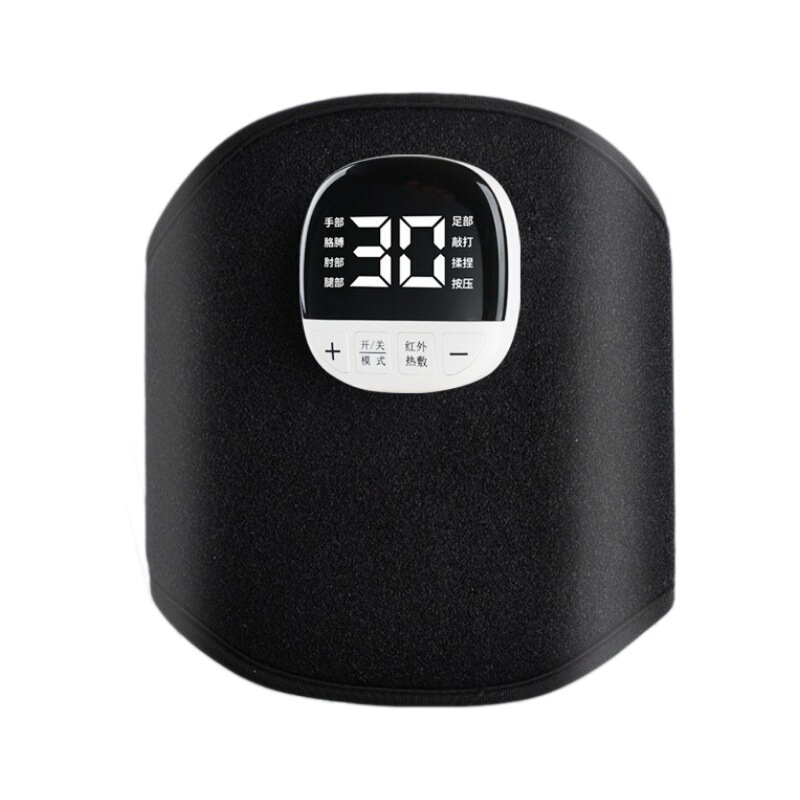 新型ems低周波パルスマッサージ器アップグレード赤色加熱手トレーニング携帯電動脚マッサージ器|undefined