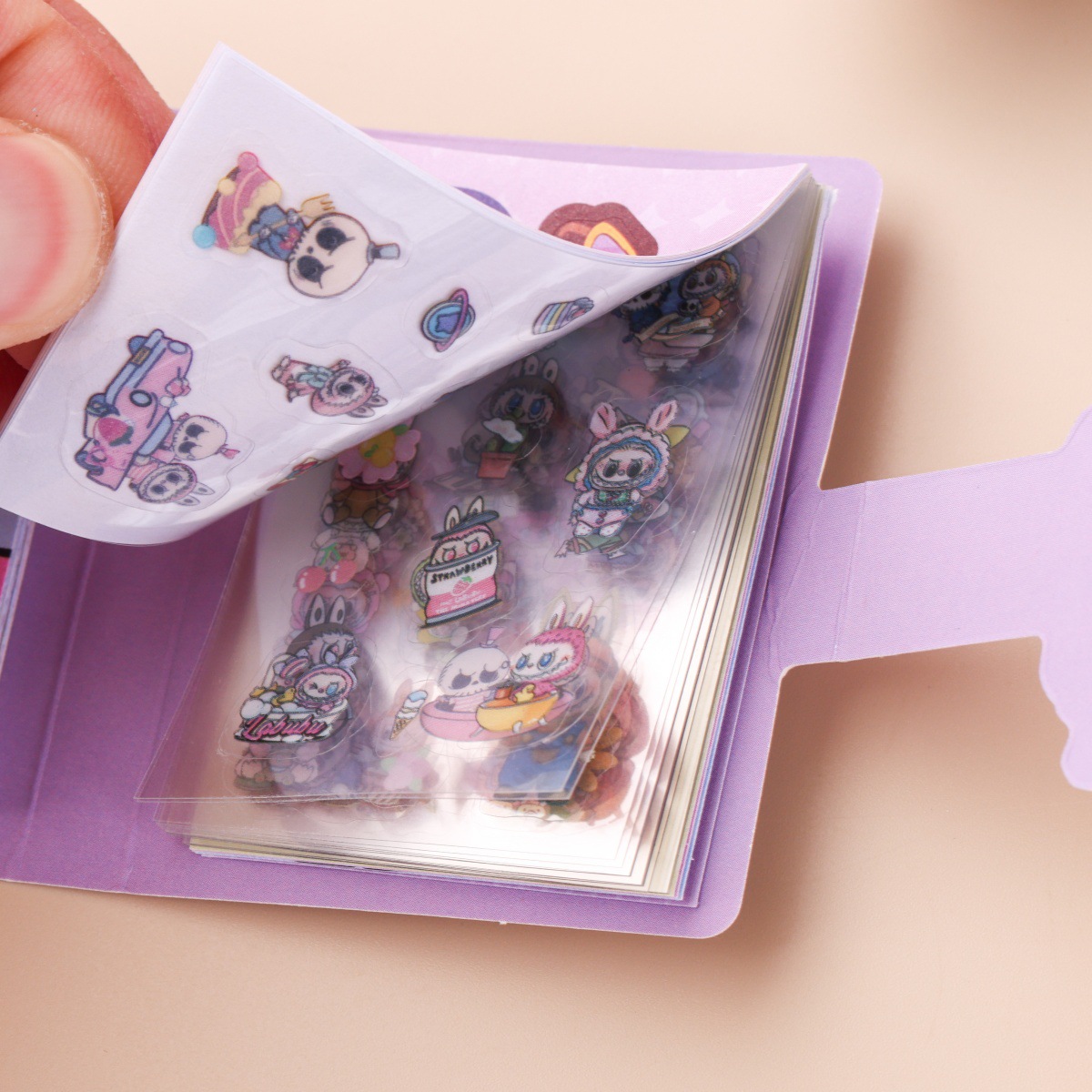 Pegatinas Bean este dibujo animado infantil lindo trajes pintados pequeña nariz pegatinas de uñas conjunto de chicas decoración pegatinas