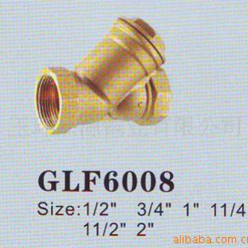 厂家直供 供应过滤阀黄铜过滤器球阀  Y型过滤器球阀