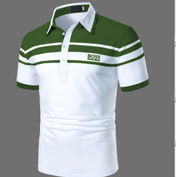 2024 nuevo Aliexpress transfronterizo verano delgado casual de manga corta cremallera estriada solapa camiseta camiseta polo