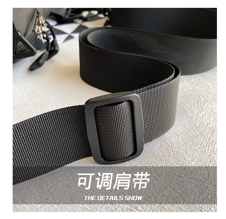 Fashionable crossbody phone bag, niche chest bag, mini crossbody bag, casual Japanese sporty small bag, light and simple single-shoulder bag undefined