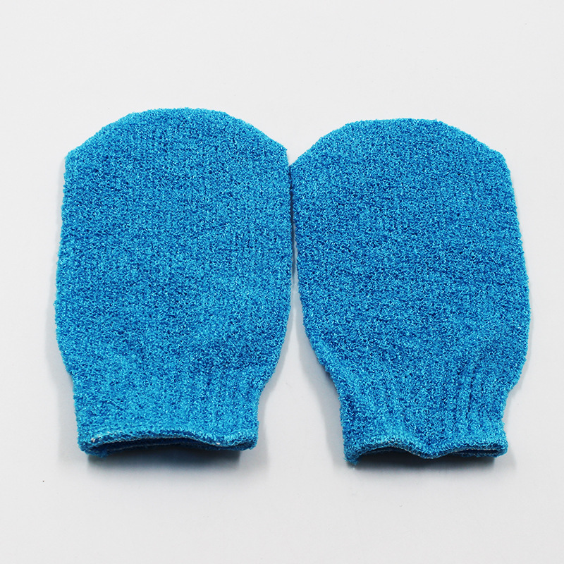Guantes de toallas de limpieza de cinco dedos para adultos, toallas de baño, artefactos de baño de espalda, toallas de baño de espalda, guantes de espesación de barro frotados