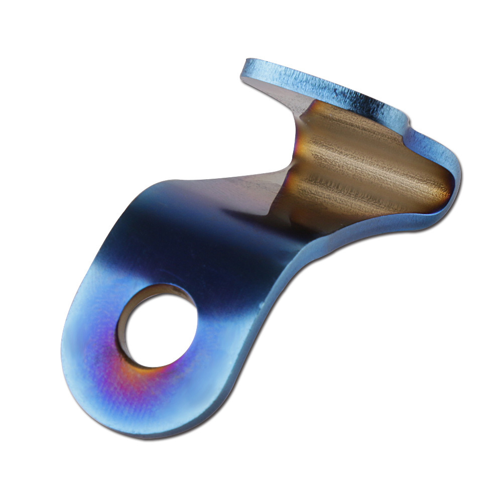 Accesorios de la motocicleta casco gancho Universal de acero Inoxidable de color de titanio scooter gancho espejo trasero asiento conveniente pequeño gancho