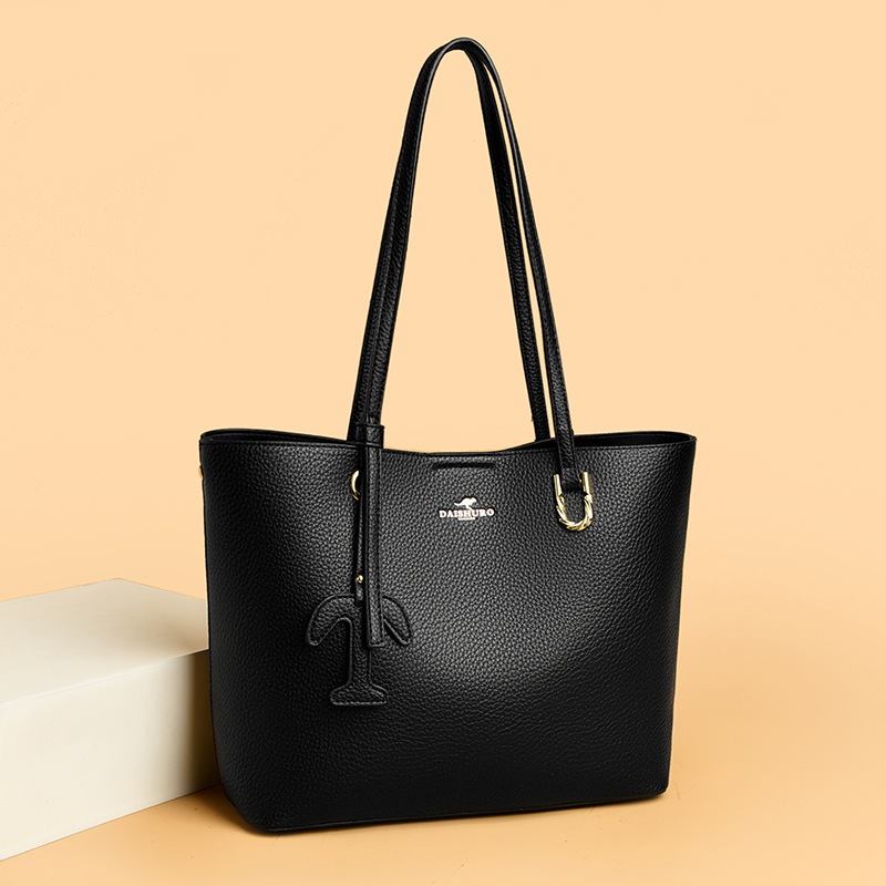 2025 New Style Handbag, Large Capacity Commuter Shoulder Bag, Fashionable and Simple Underarm Fashion Women's Bag 9836
