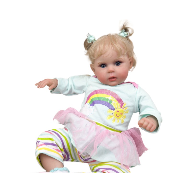 Muñeca Bebé de Simulación 19 Pulgadas de Esmalte para Niños