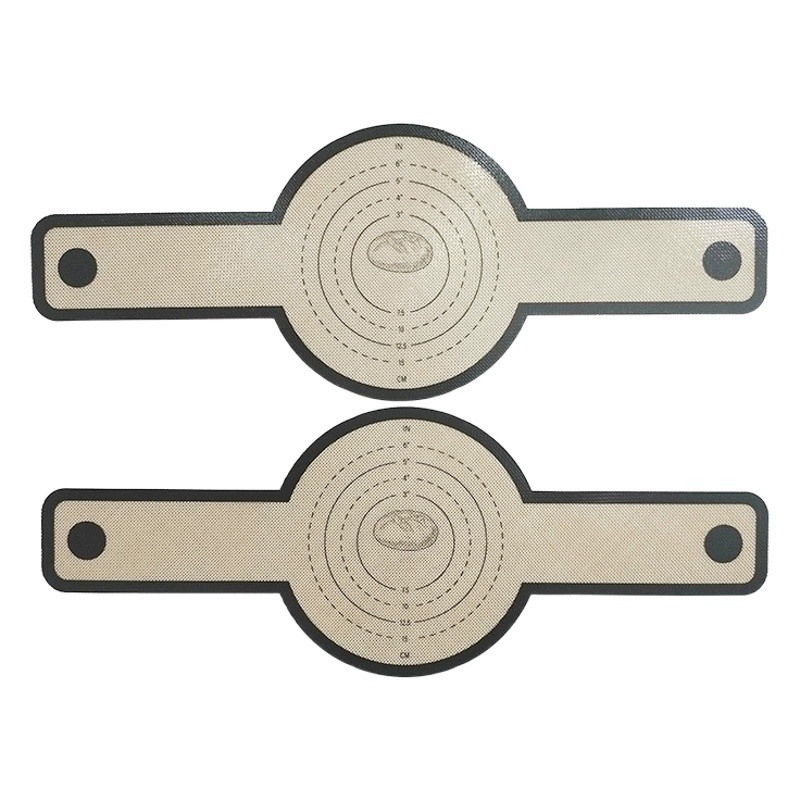 Коврик для выпечки, коврик для аэрофритюрницы с длинными ручками, коврик для переноски теста, коврик для выпечки хлеба с ручками, аксессуары для аэрофритюрницы