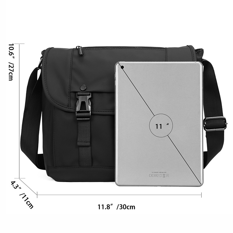 New Men's Cross Body Simple Business Commuting, Messenger Bag, Waterproof Overalls, Shoulder Bag_voghion.com
