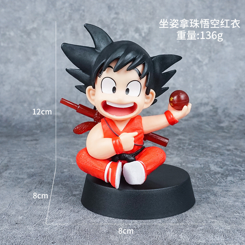ドラゴンボール家族ポートレート悟空カカロットフィギュアサイヤ人ベジータスーパーブルー人形周辺誕生日ギフト|undefined