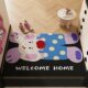 Household Cat Entrance Floor Mat Entrance Door Mat Door Door Non-slip Foot Mat Entry Silk Ring Carpet Washable
