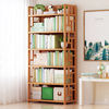 bookshelf solid wood children household multi-function Shelf to ground multi-storey Bookcase student Storage rack space