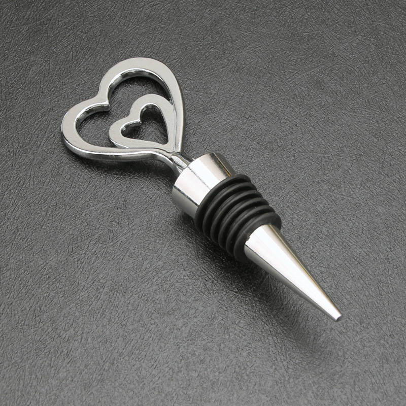 Tapón de botella de vino tinto tapa de aleación love regalo de boda estrella de mar en forma de corazón copo de nieve arte de preservación hermético juego de vino transfronterizo