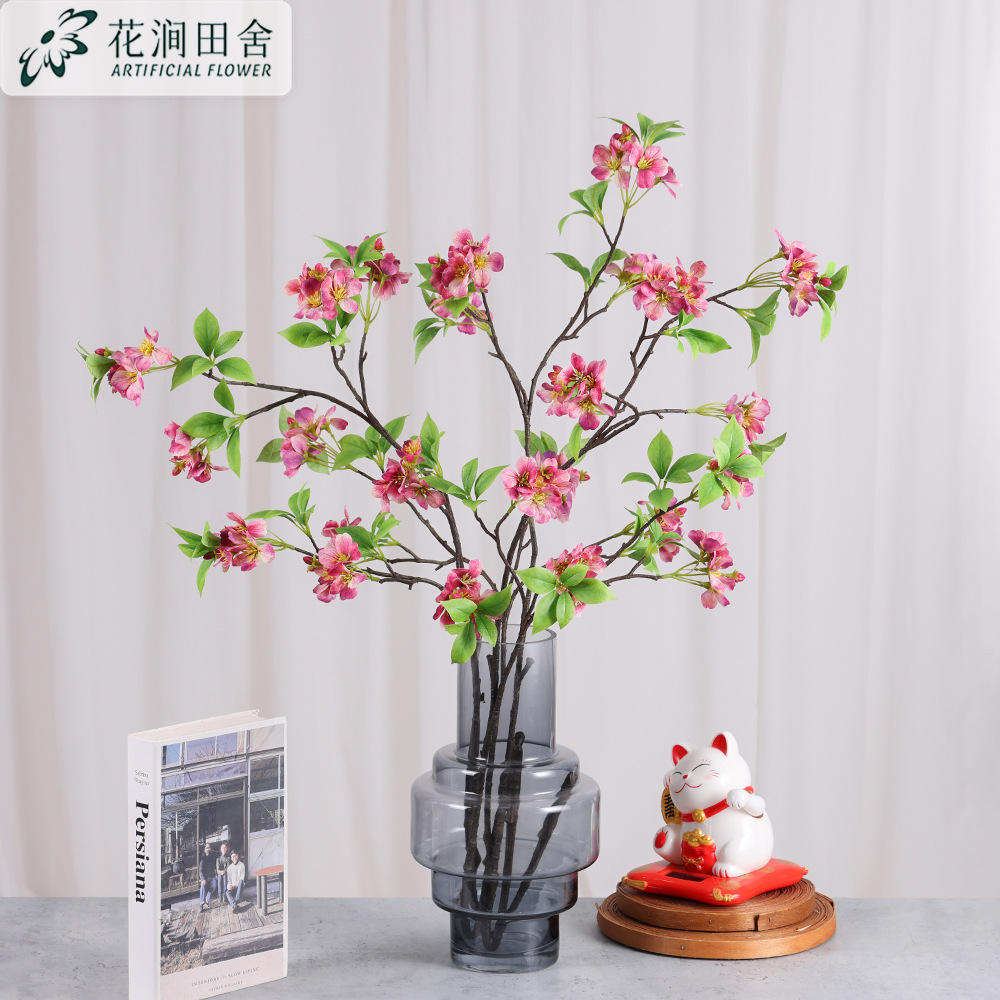 New Chinese style single-petal cherry blossom artificial flower…