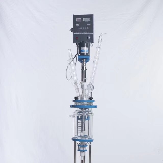 巩义予华仪器   YSF-1L、2L、3L单双层玻璃反应釜使用方便经济实