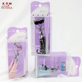 Factory sales Futina ice crack eyelash curler rubber handle wide angle with comb curling false eyelashes trembles