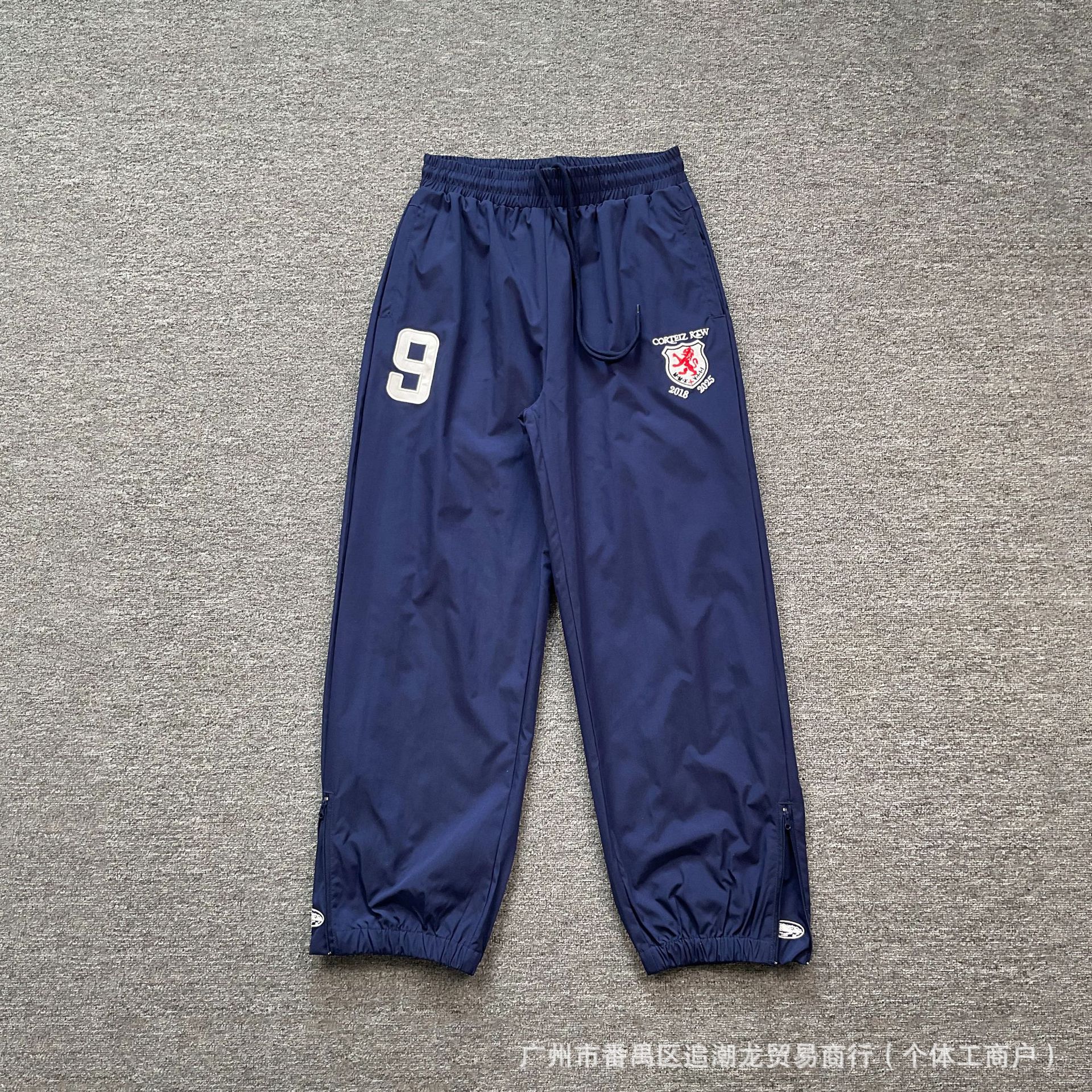 Corteiz Pants Woven Embroidered Navy
